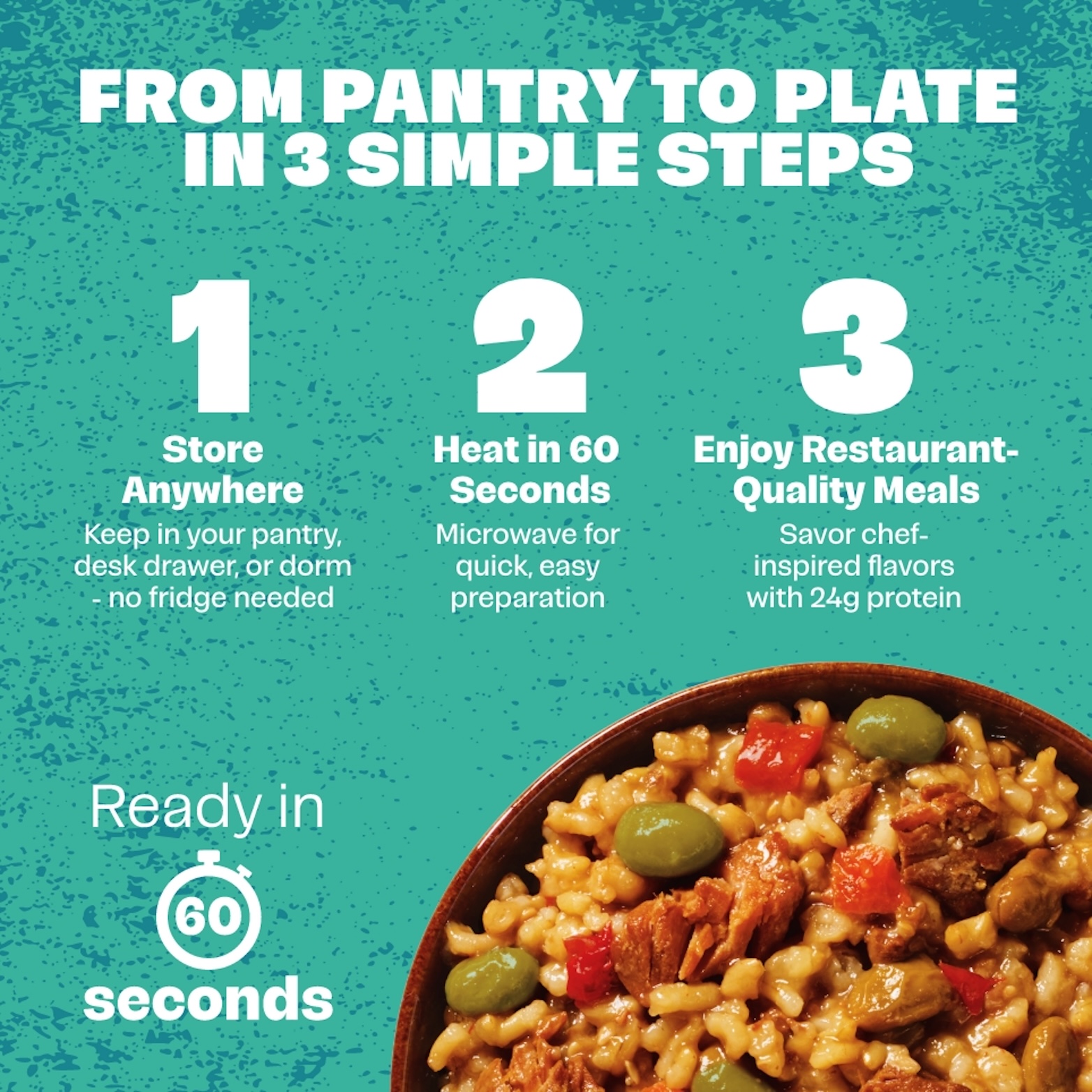 Finished Sesame Teriyaki Crunch recipe